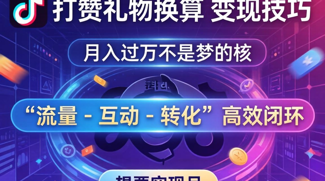 TikTok 打赏礼物怎么换算