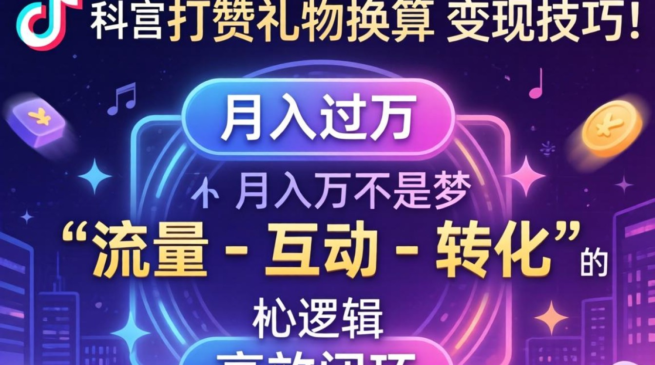 TikTok 打赏礼物怎么换算