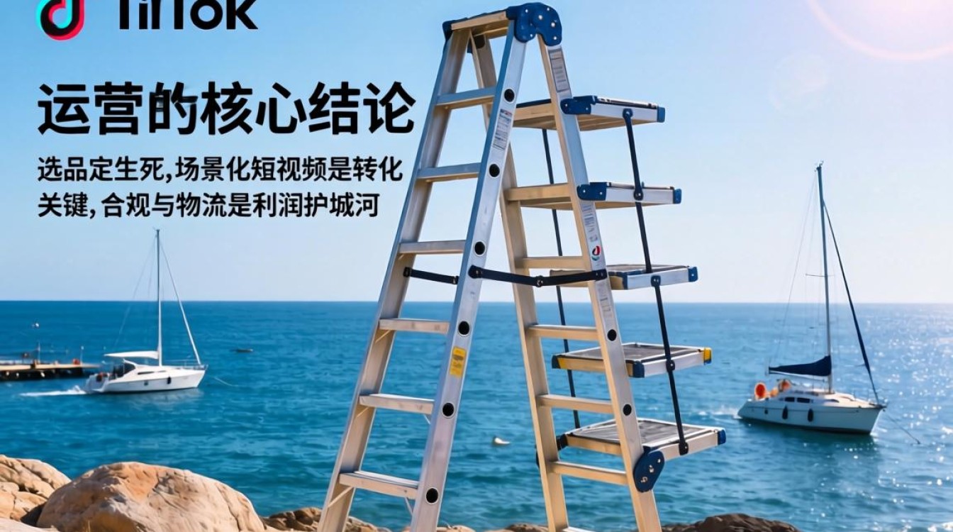 TikTok 爆品铝梯 运营实操教程,新手入门必看,TikTok 铝梯怎么卖,TikTok 运营技巧 TikTok 爆品铝梯 运营实操教程