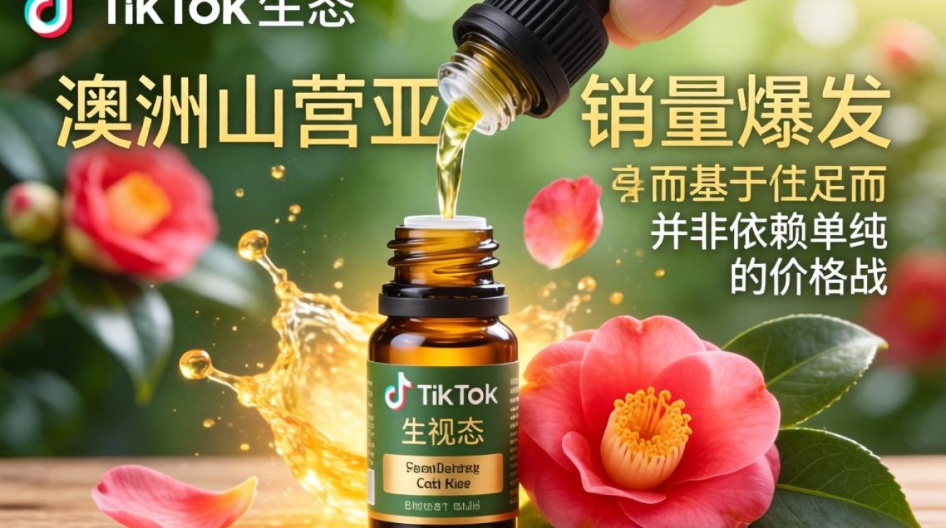 电商技巧澳洲山茶精油tiktok提升店铺销量