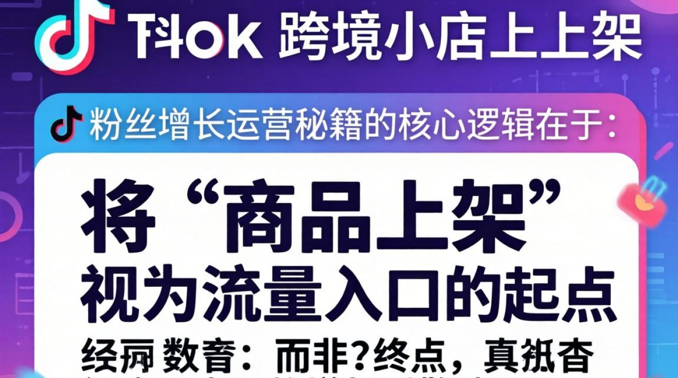 TikTok 跨境小店上架粉丝增长运营秘籍
