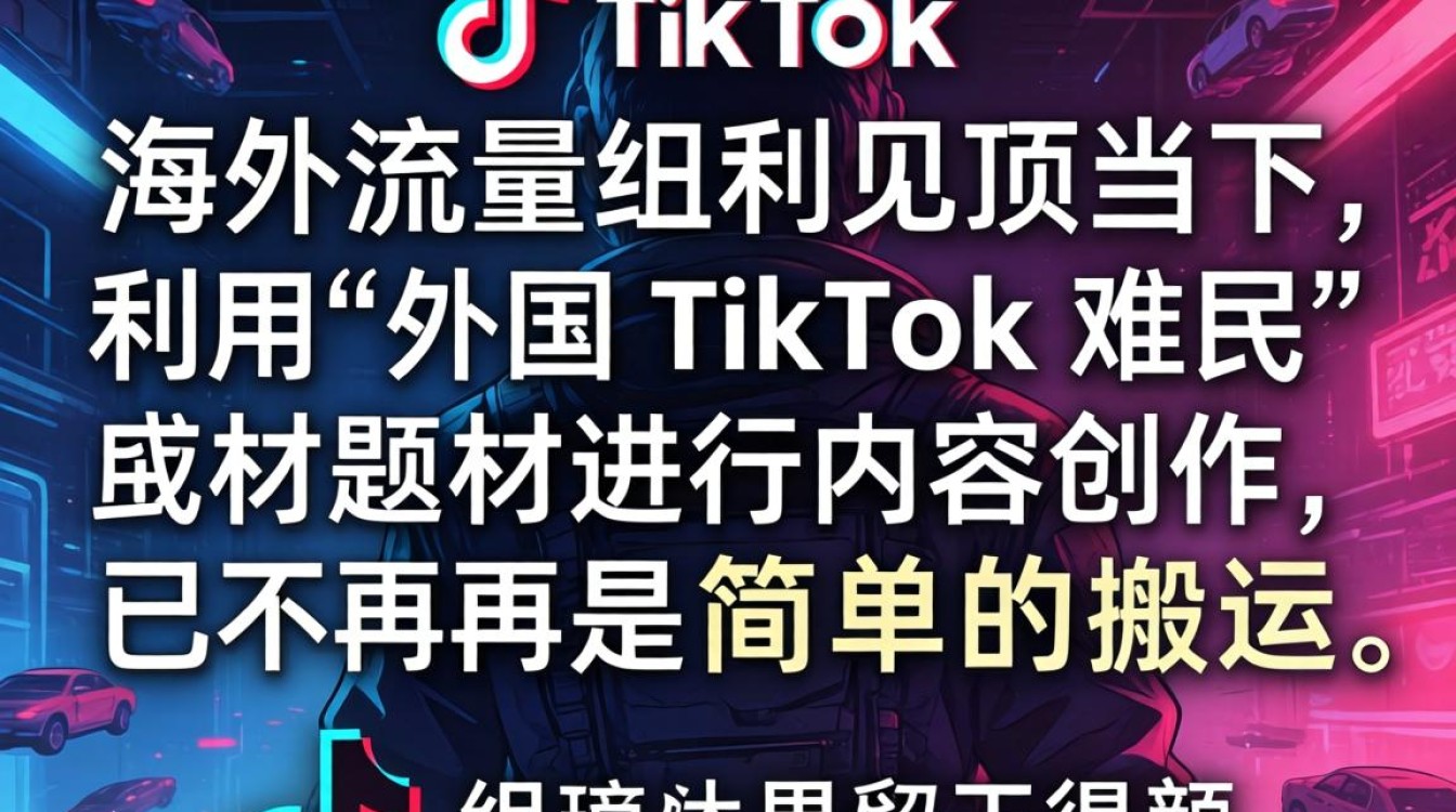 爆款案例 外国tiktok难民视频素材 成功套路解析