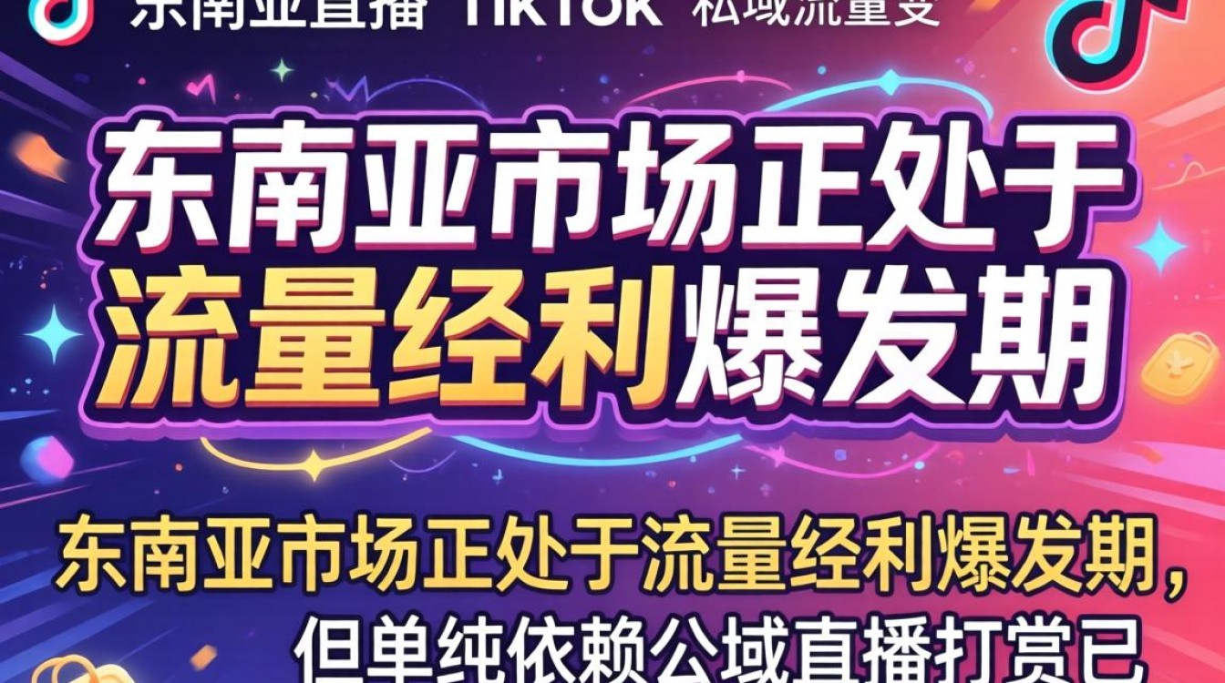 抖音东南亚直播TikTok私域流量变现指南,如何在TikTok东南亚做私域变现? 抖音东南亚直播TikTok私域流量变现指南