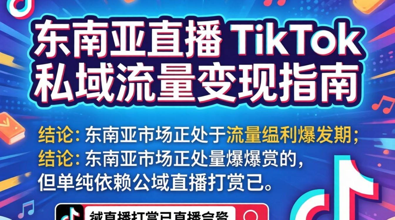 抖音东南亚直播TikTok私域流量变现指南,如何在TikTok东南亚做私域变现? 抖音东南亚直播TikTok私域流量变现指南
