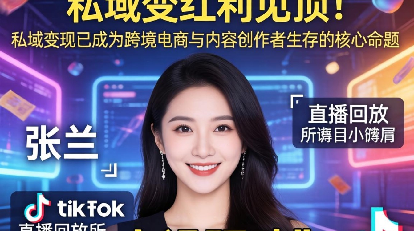 张兰 TikTok 直播回放怎么操作?私域变现持续收入打造方法 张兰 TikTok 直播回放怎么操作
