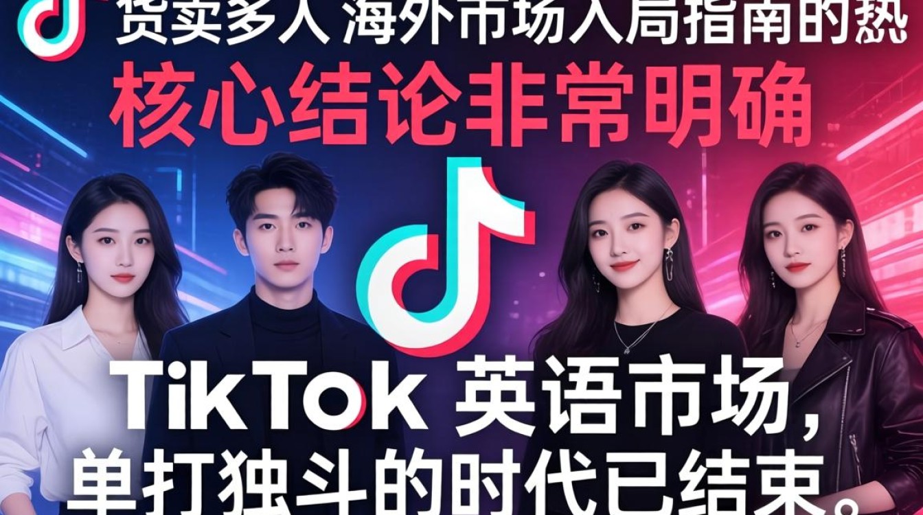 TikTok 英语带货多人怎么入局海外