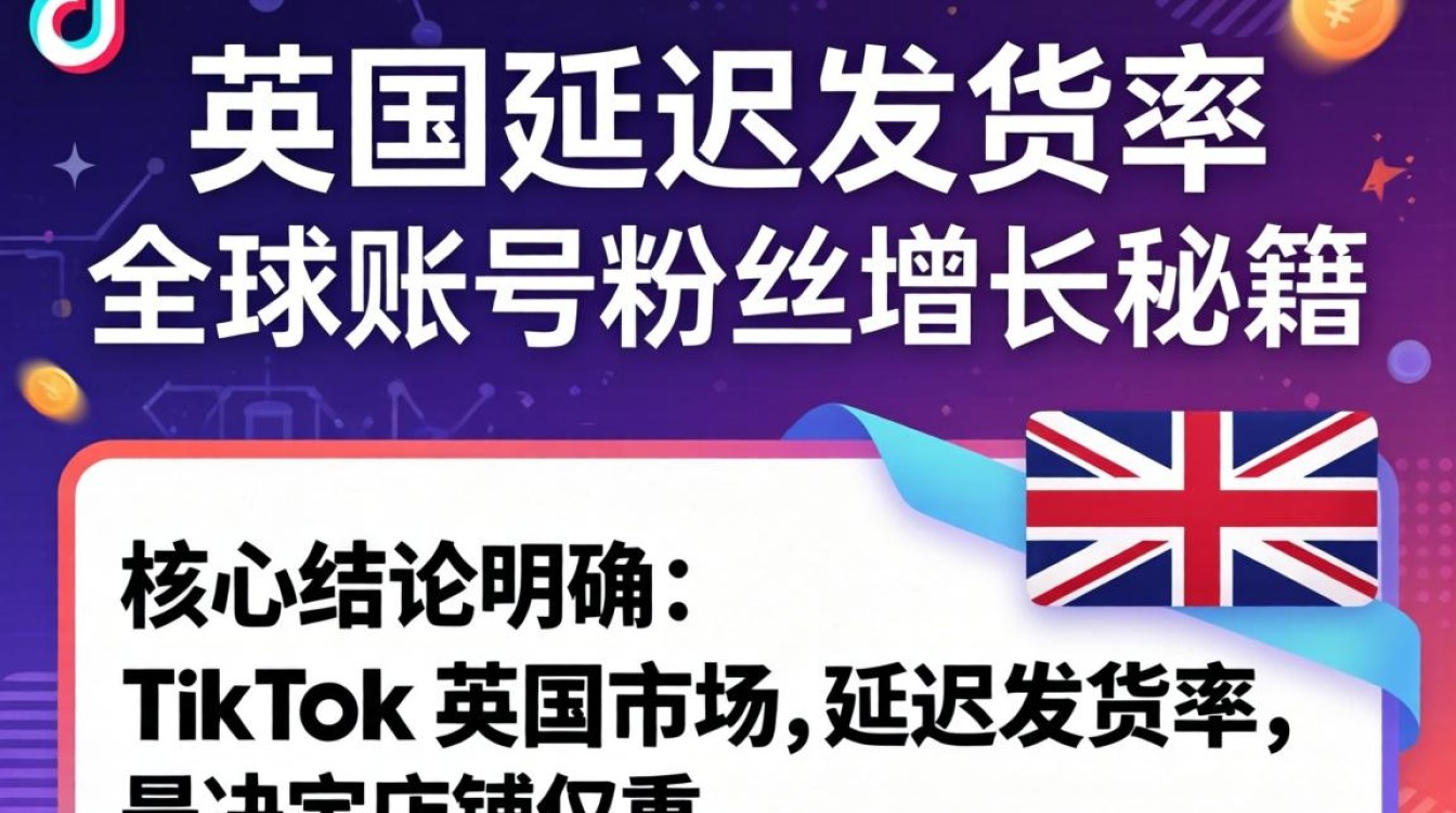 TikTok 英国延迟发货率怎么办