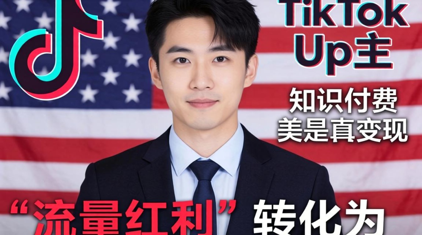 知识付费美国做TikTok Up主内容变现技巧