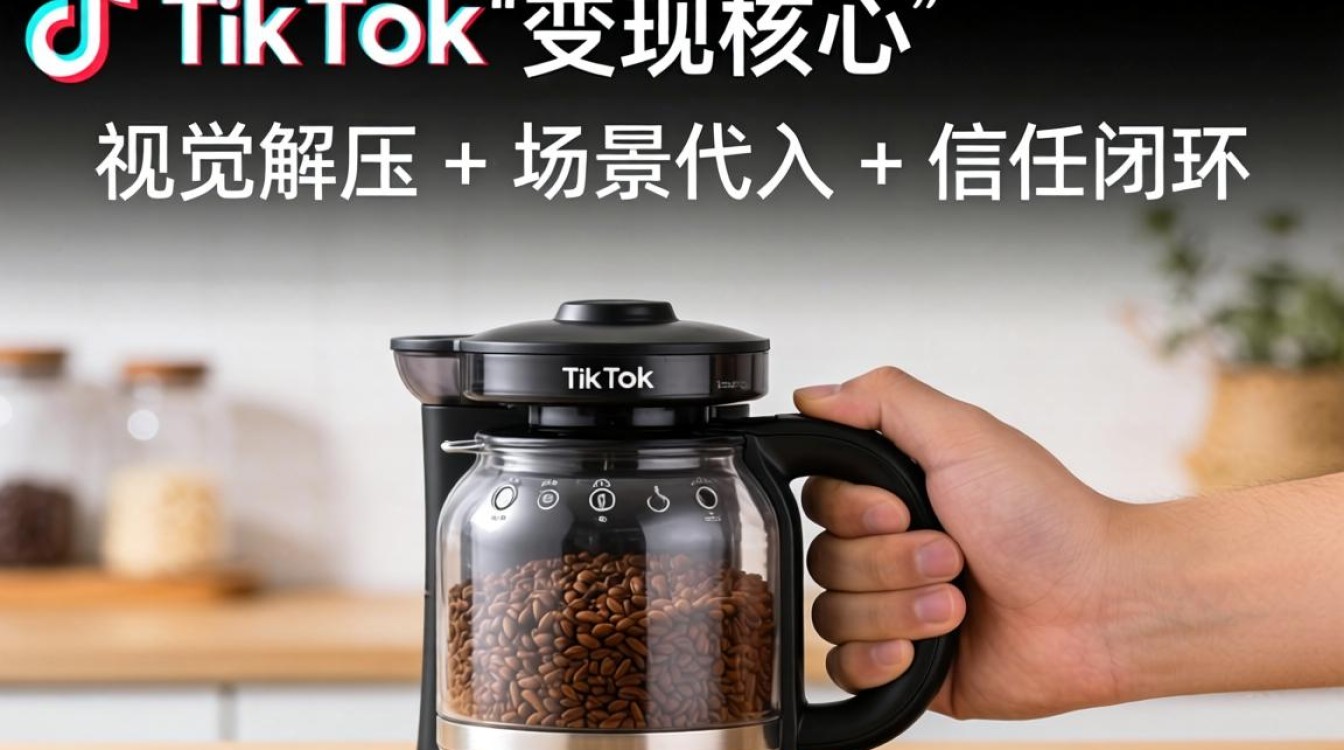 社媒营销手摇咖啡机TikTok引流变现技巧
