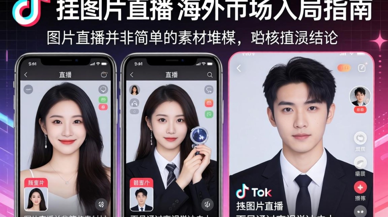 TikTok 挂图片直播教程及海外营销技巧