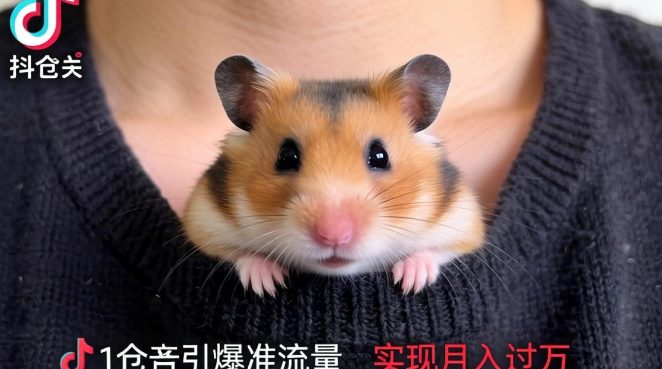 TikTok 仓鼠钻进主人胸口 变现技巧