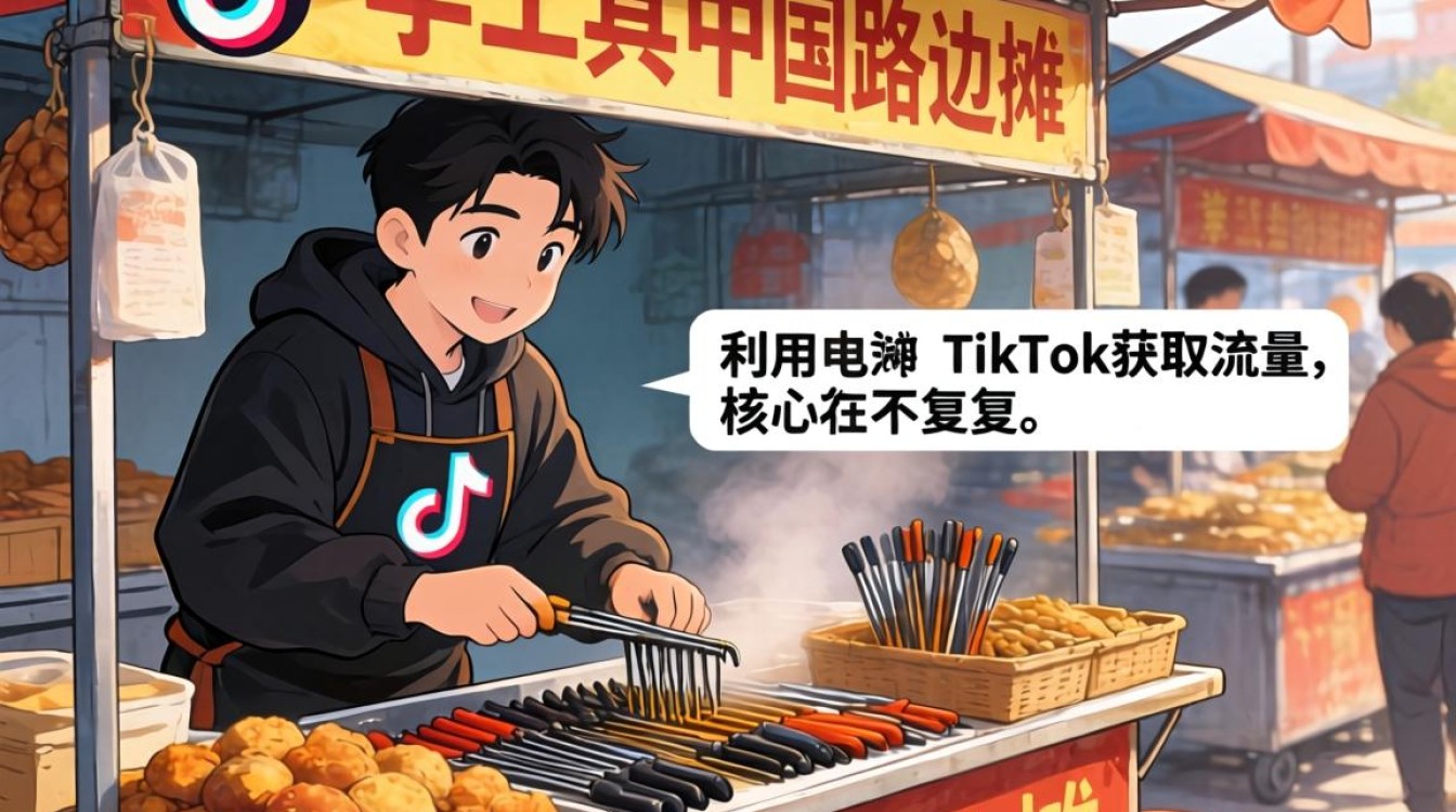 新手工具中国路边摊TikTok软件使用教程
