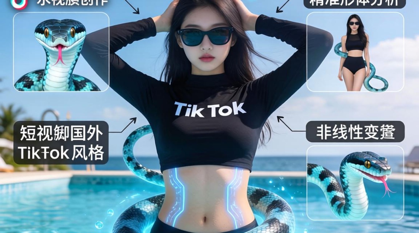 后期处理国外 TikTok 水蛇腰怎么完成