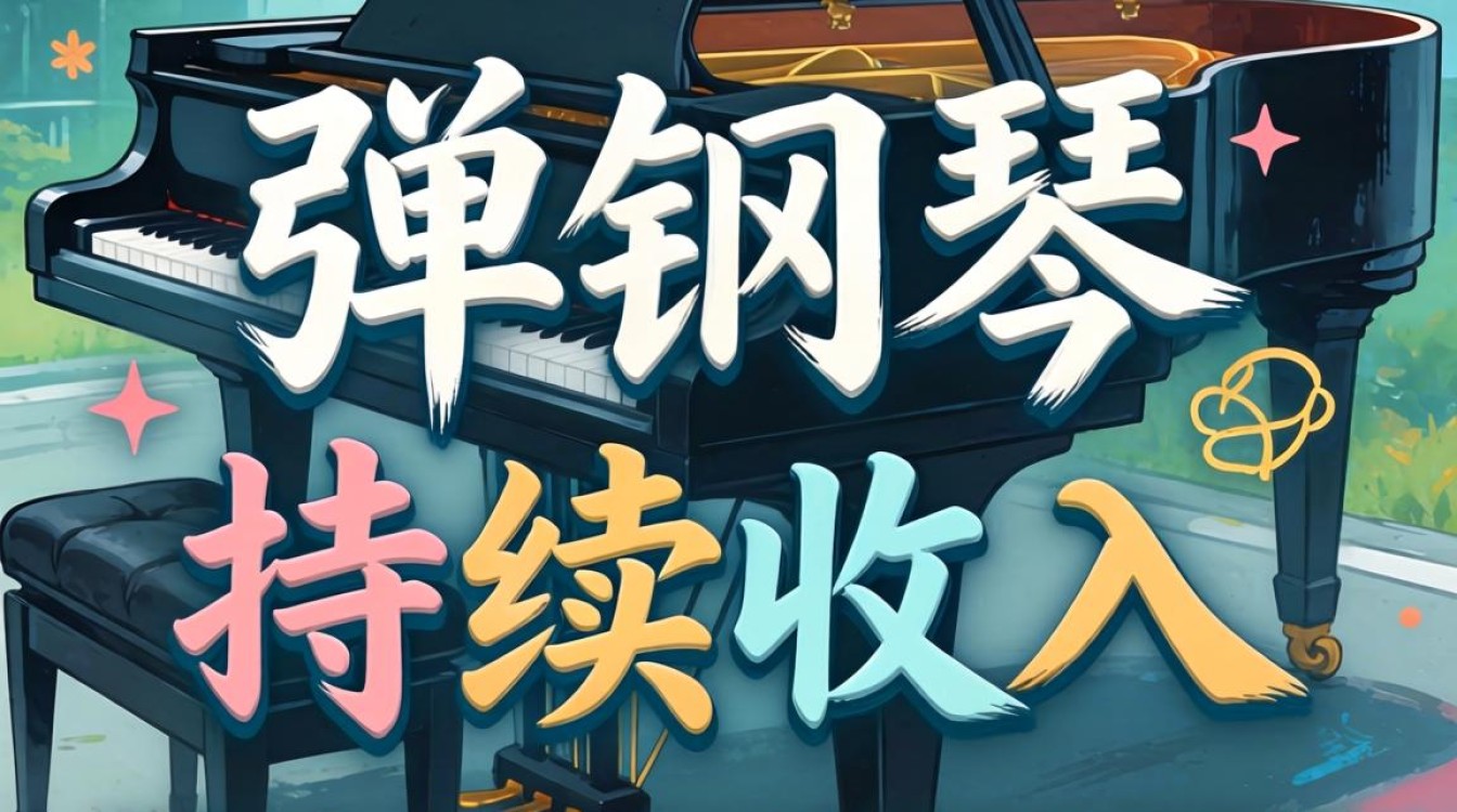 抖音 TikTok 钢琴变现流量