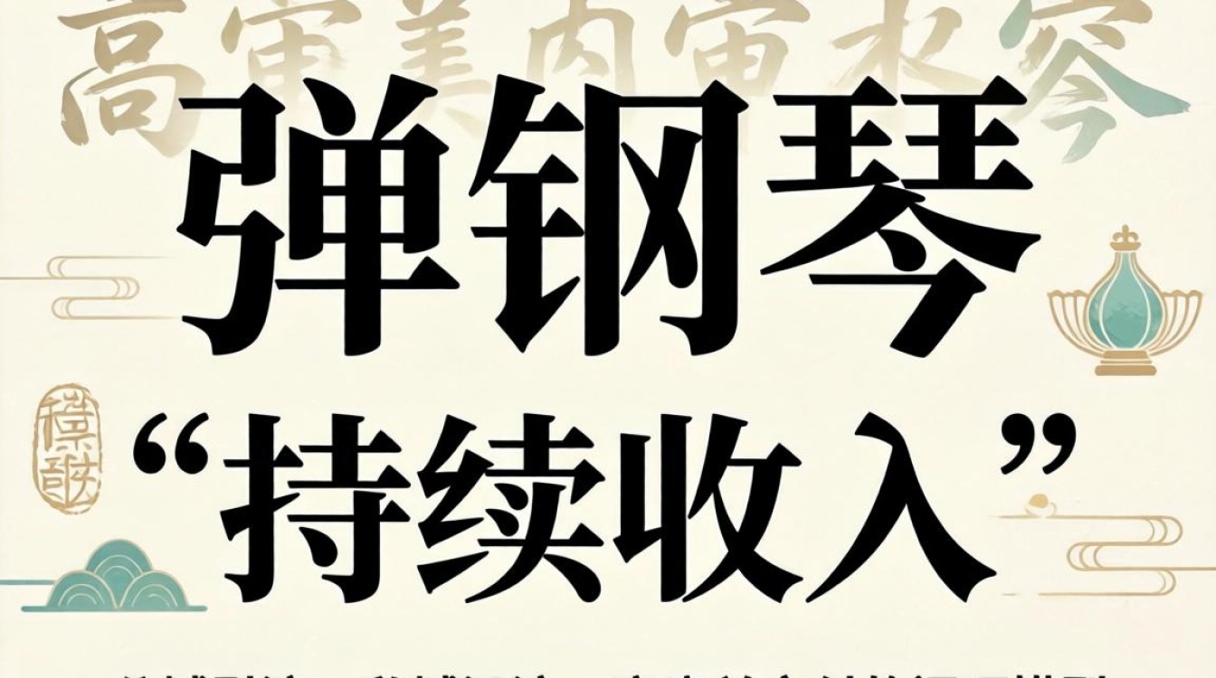 抖音 TikTok 钢琴变现流量