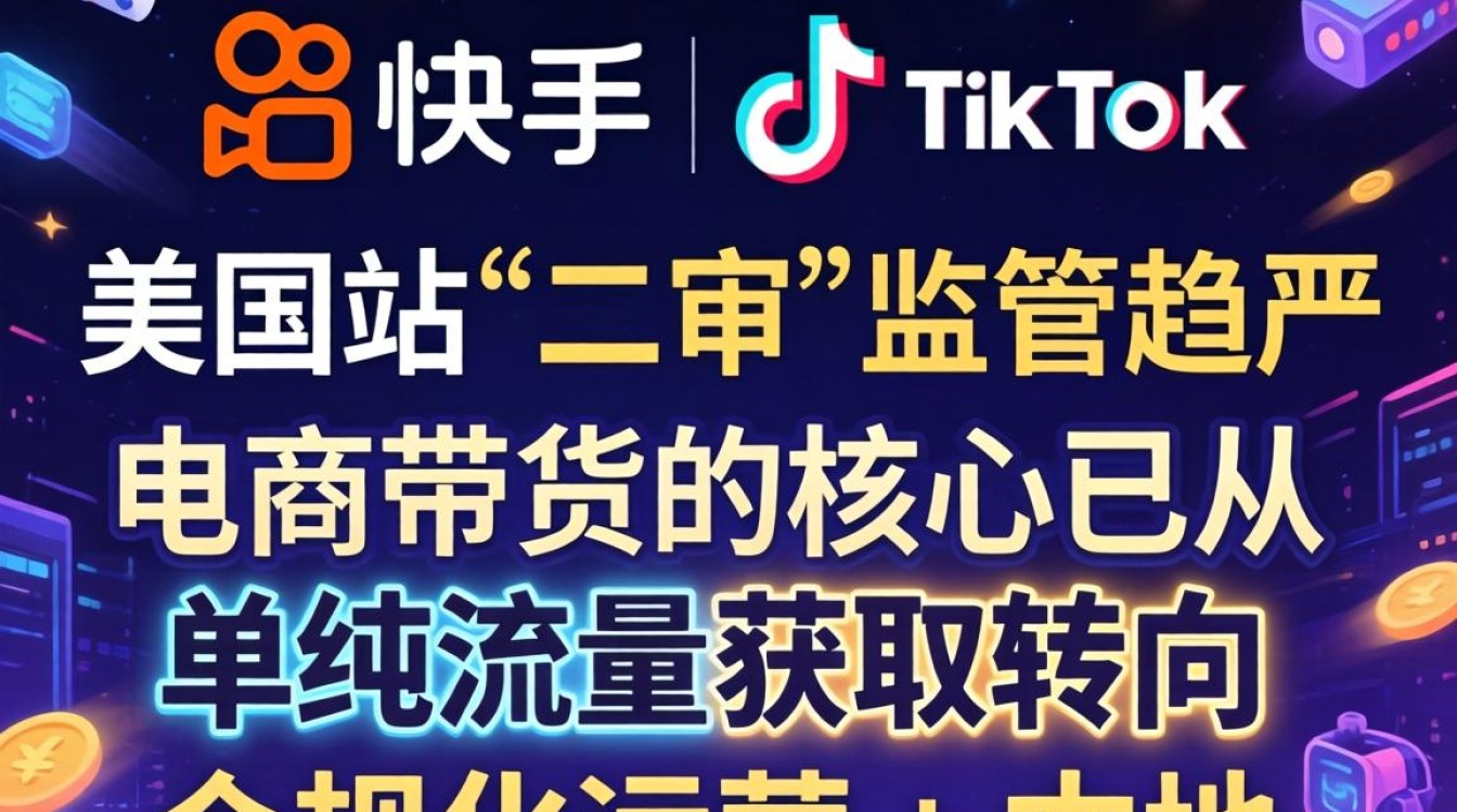 快手美国TikTok二审电商带货实战技巧