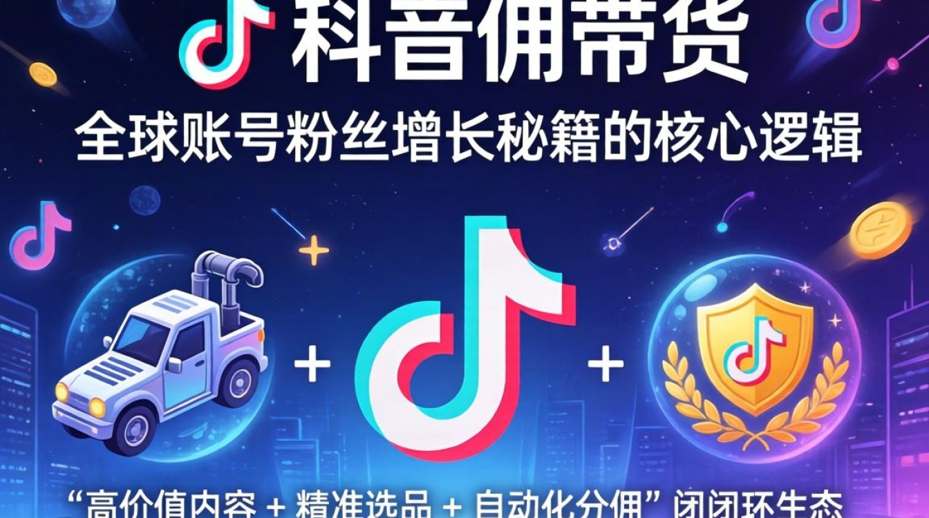 TikTok 分佣带货全球账号粉丝增长秘籍