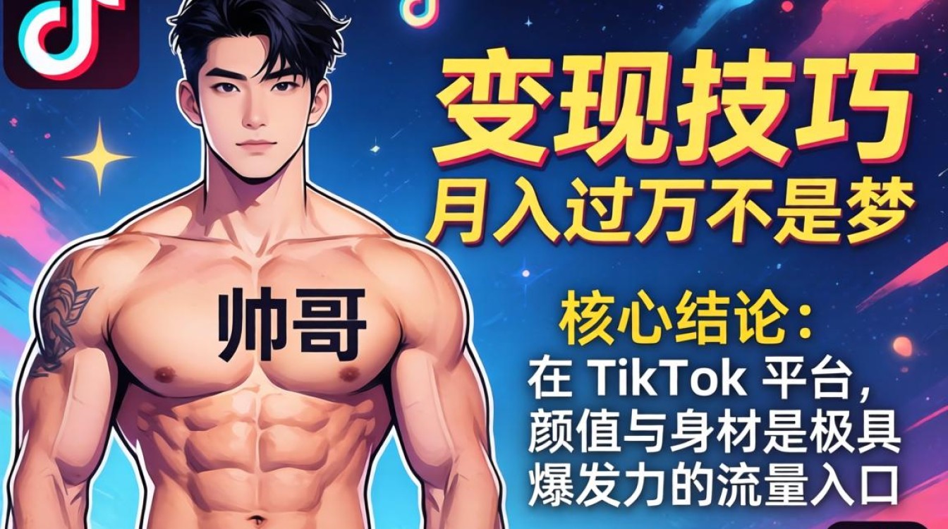 TikTok 帅哥肌肉男如何变现