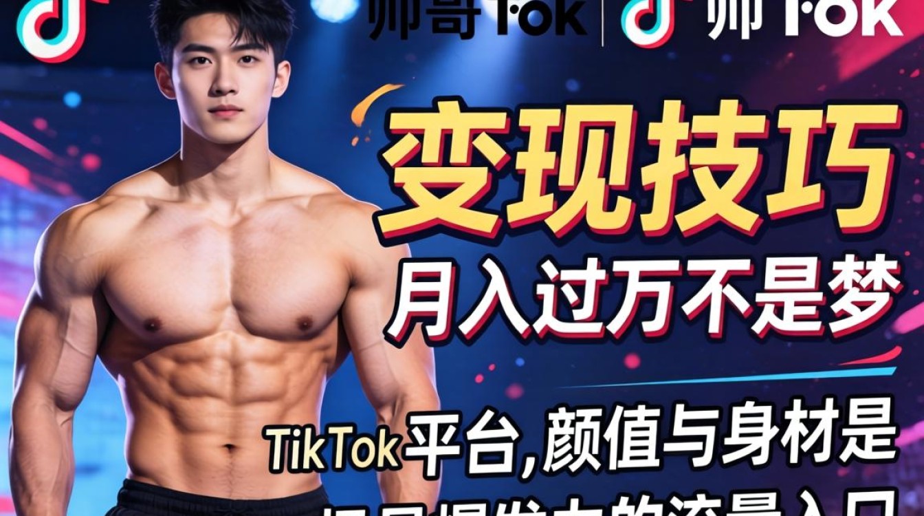 TikTok 帅哥肌肉男如何变现