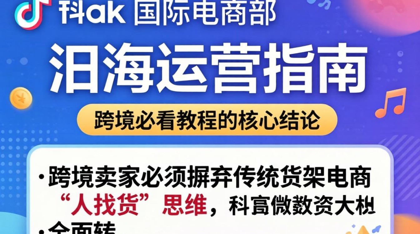 TikTok 国际电商部出海运营指南怎么做
