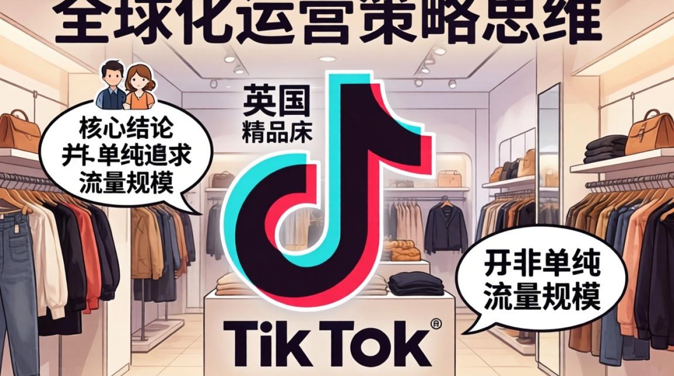 TikTok 英国精品店全球化运营策略思维