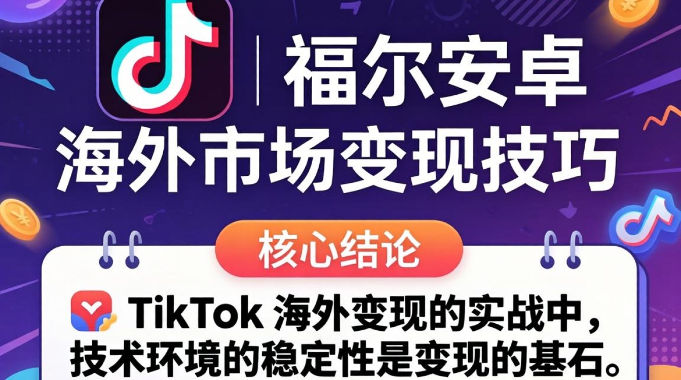 TikTok 福尔安卓海外市场变现技巧