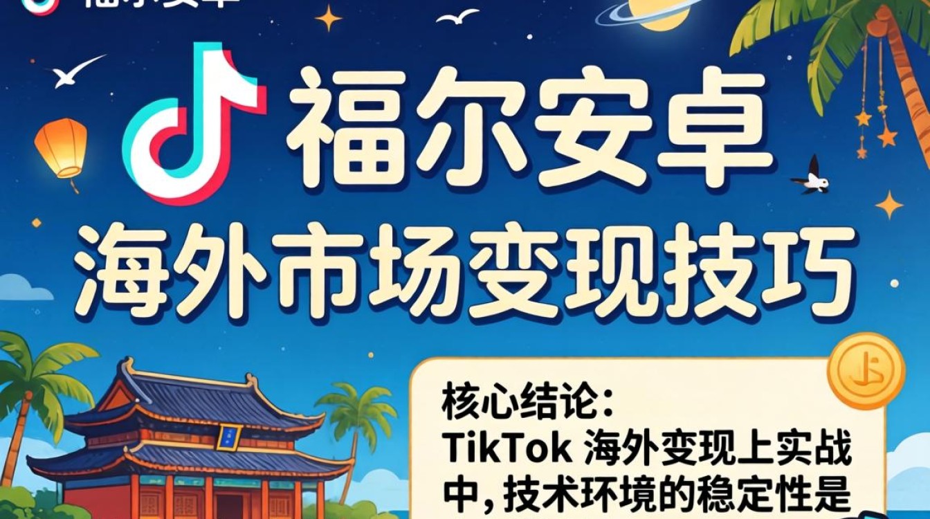 TikTok 福尔安卓海外市场变现技巧