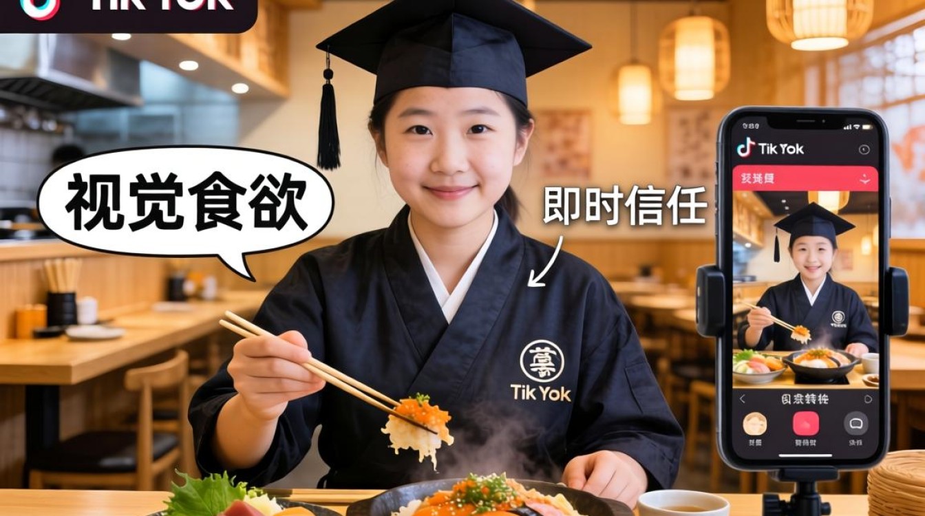 日料店 TikTok 如何直播带货