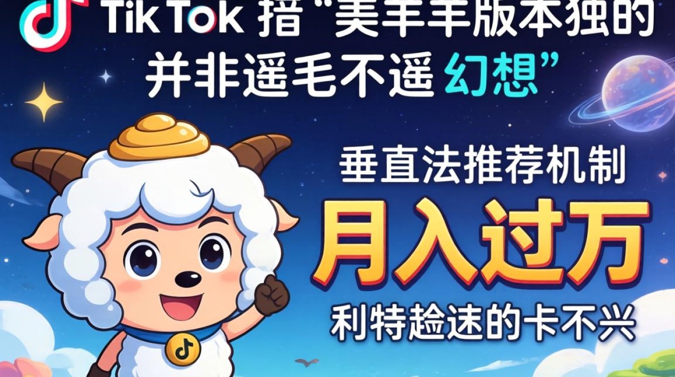 TikTok 美羊羊版本怎么变现