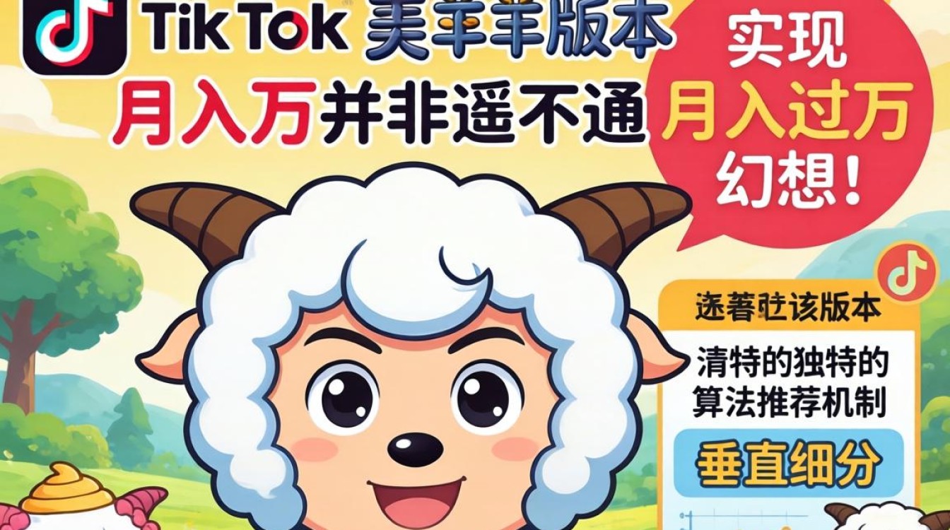 TikTok 美羊羊版本怎么变现