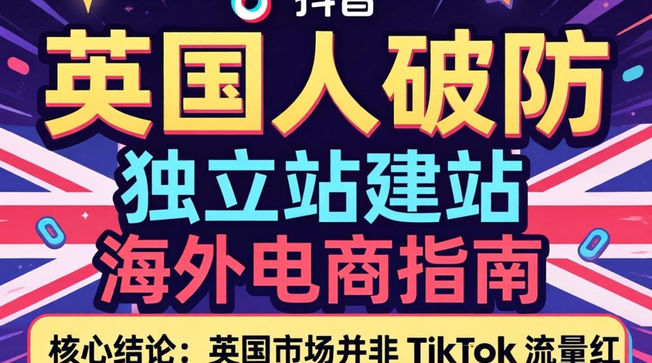 TikTok 英国人破防独立站建站海外电商指南