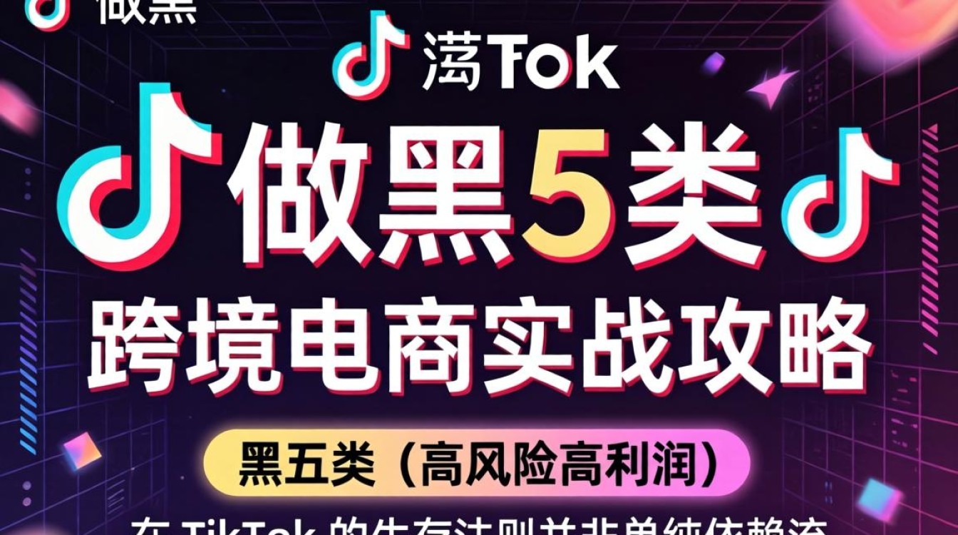 TikTok 做黑五类 跨境电商实战攻略