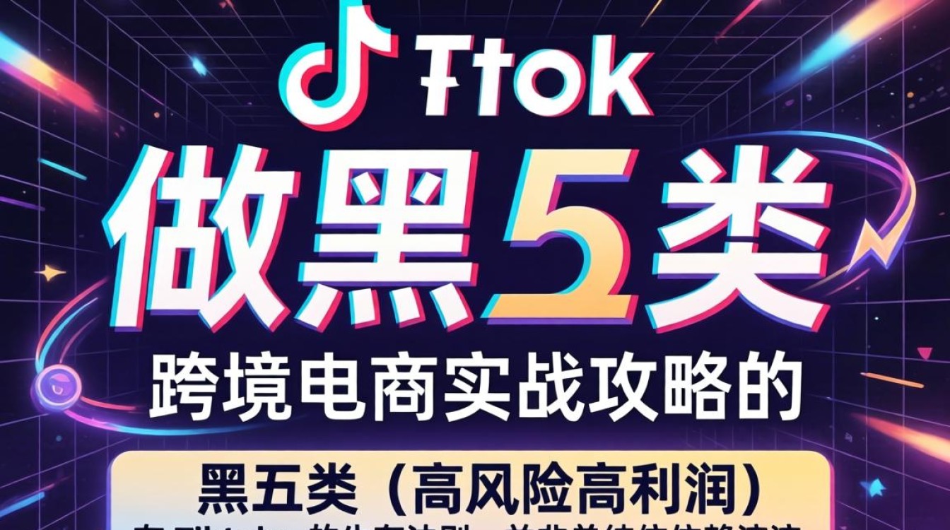 TikTok 做黑五类 跨境电商实战攻略