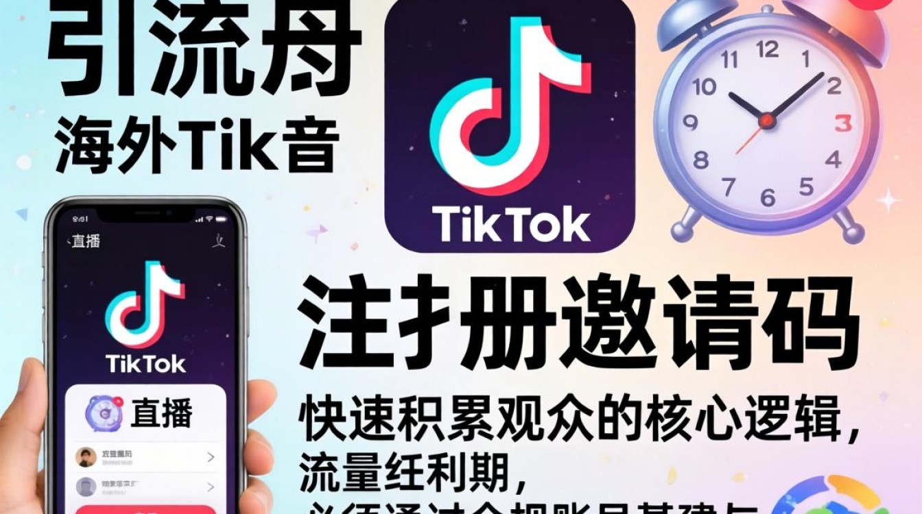 直播引流海外tiktok注册邀请码