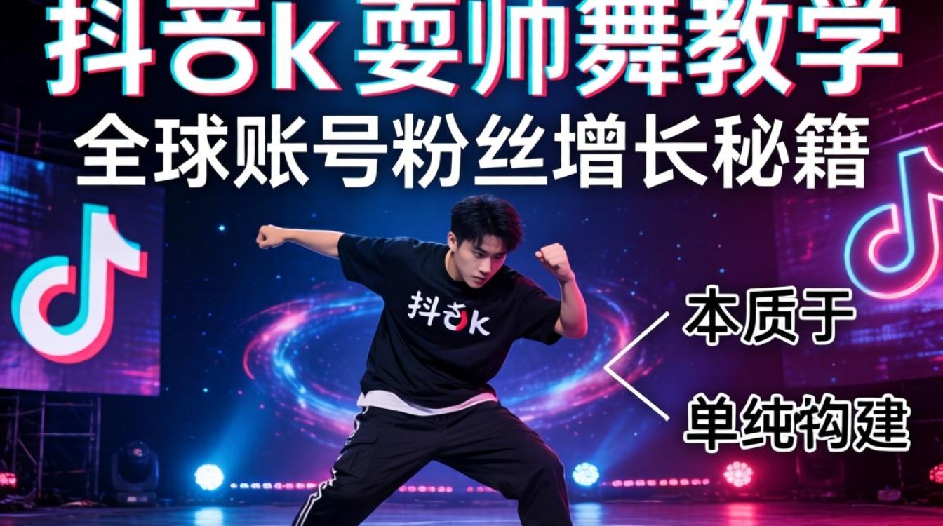 TikTok 耍帅舞教学 全球账号粉丝增长秘籍