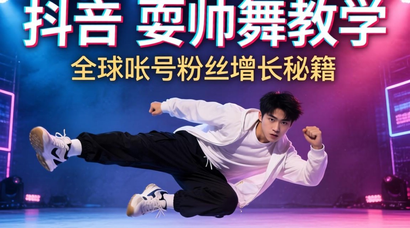 TikTok 耍帅舞教学 全球账号粉丝增长秘籍