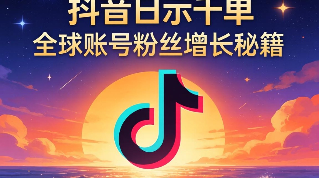 TikTok 日出千单 全球账号粉丝增长秘籍
