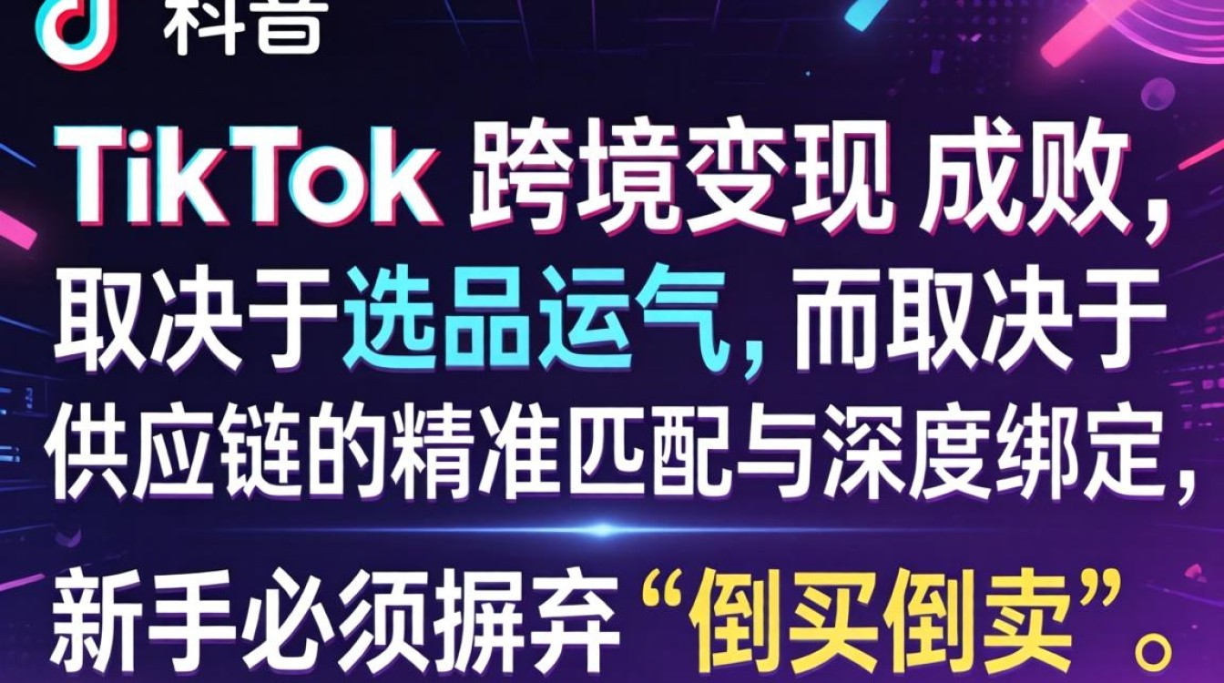 TikTok 供应商分析运营实操教程
