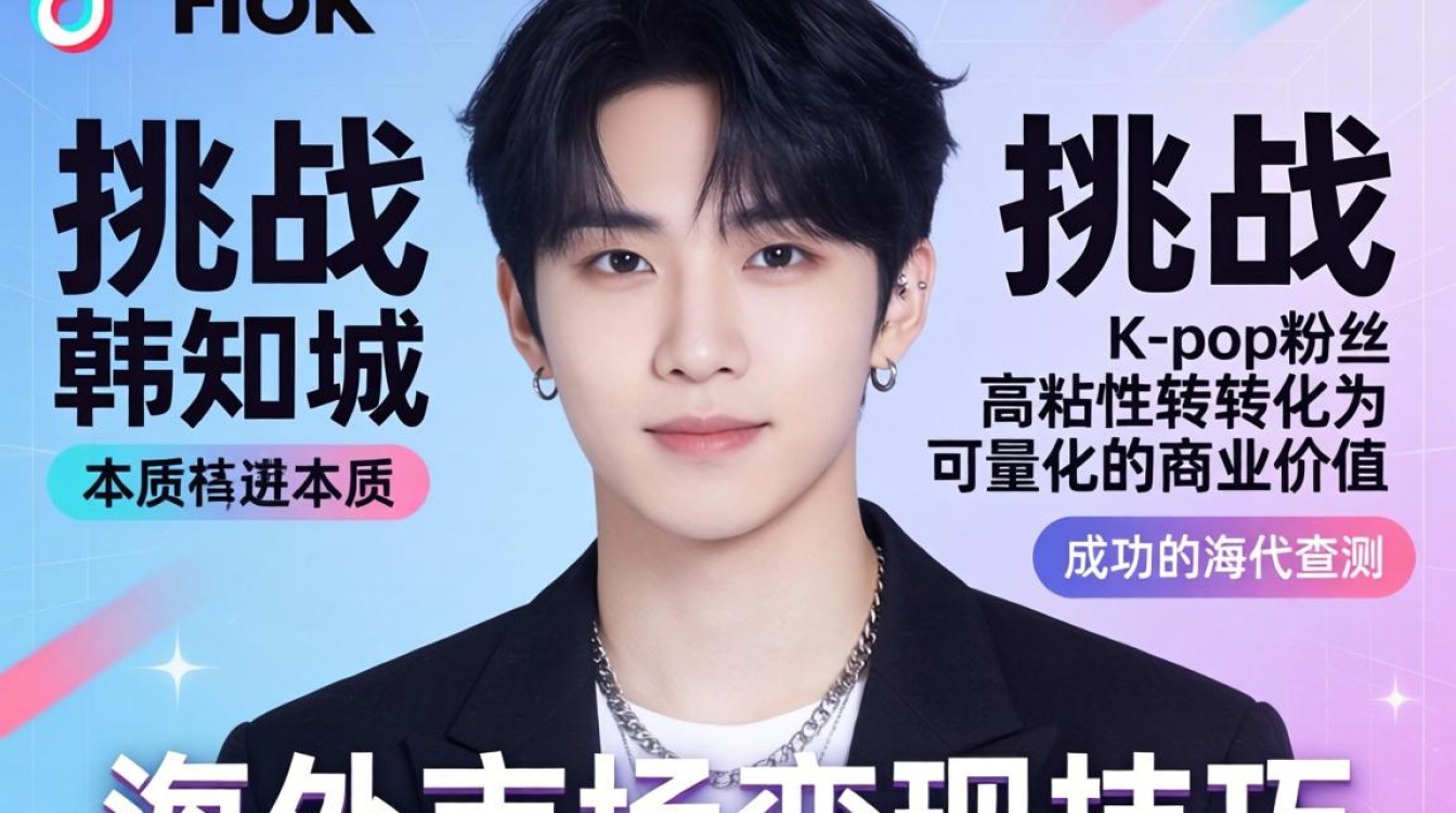 TikTok 挑战韩知城 海外市场变现技巧