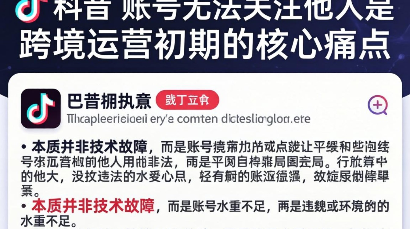 TikTok 关注失败原因及跨境运营从入门到进阶
