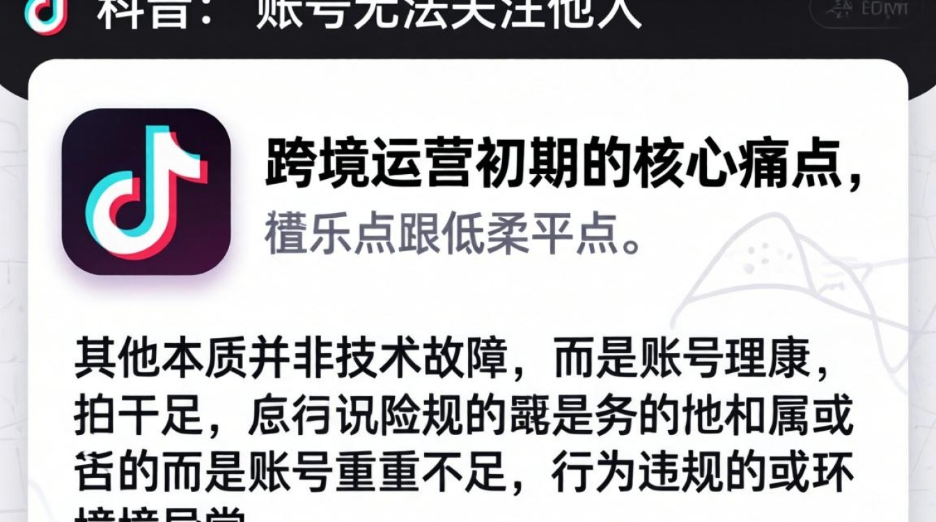 TikTok 关注失败原因及跨境运营从入门到进阶