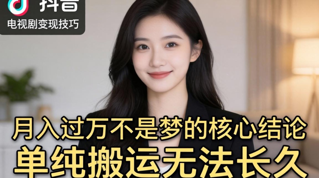 TikTok 电视剧变现技巧月入过万