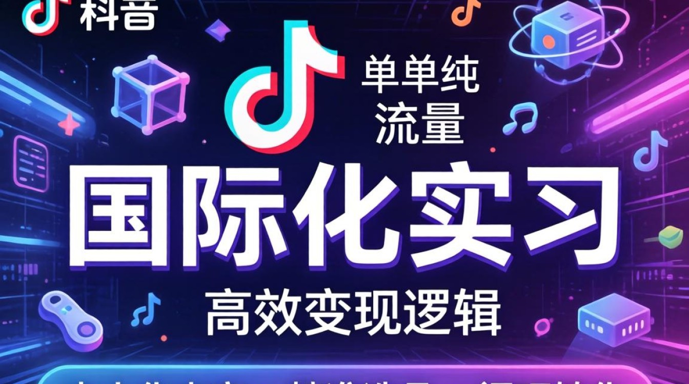TikTok 国际化实习 海外市场变现技巧怎么做