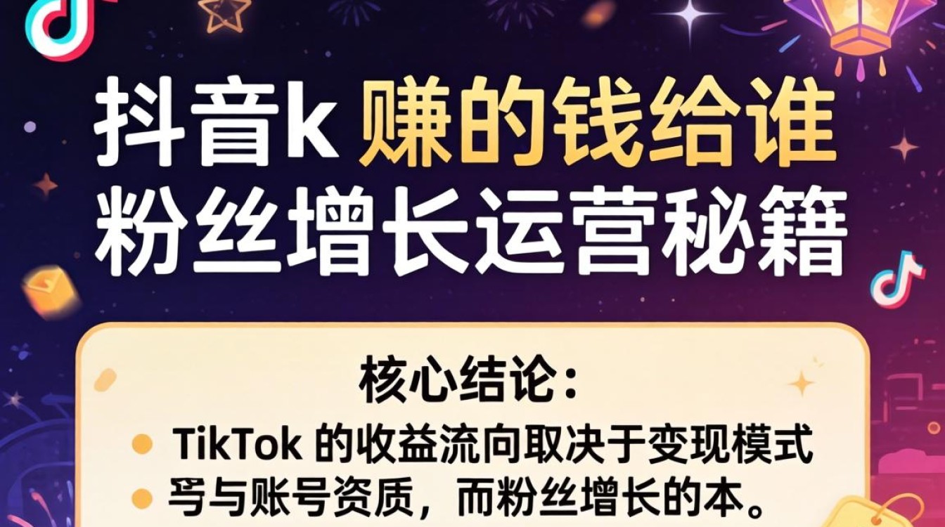 粉丝增长运营秘籍与收益分配规则详解