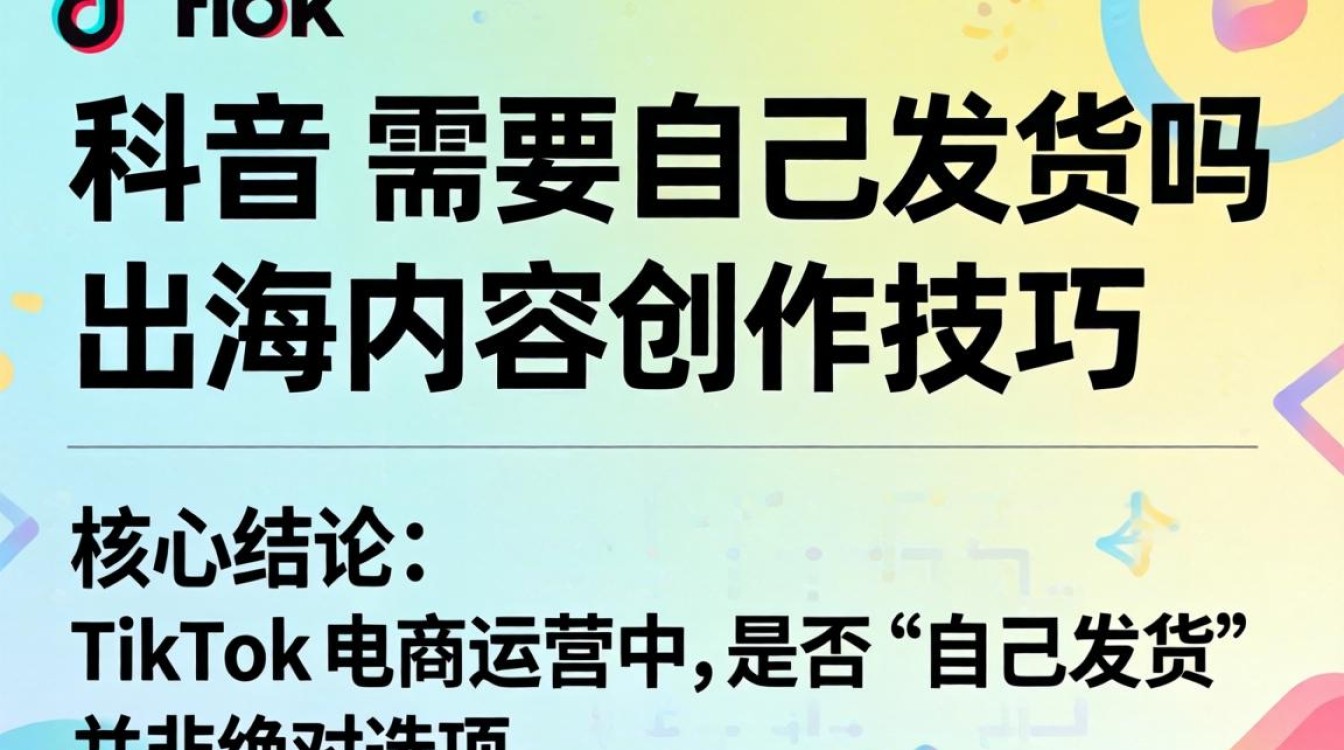 TikTok 需要自己发货吗
