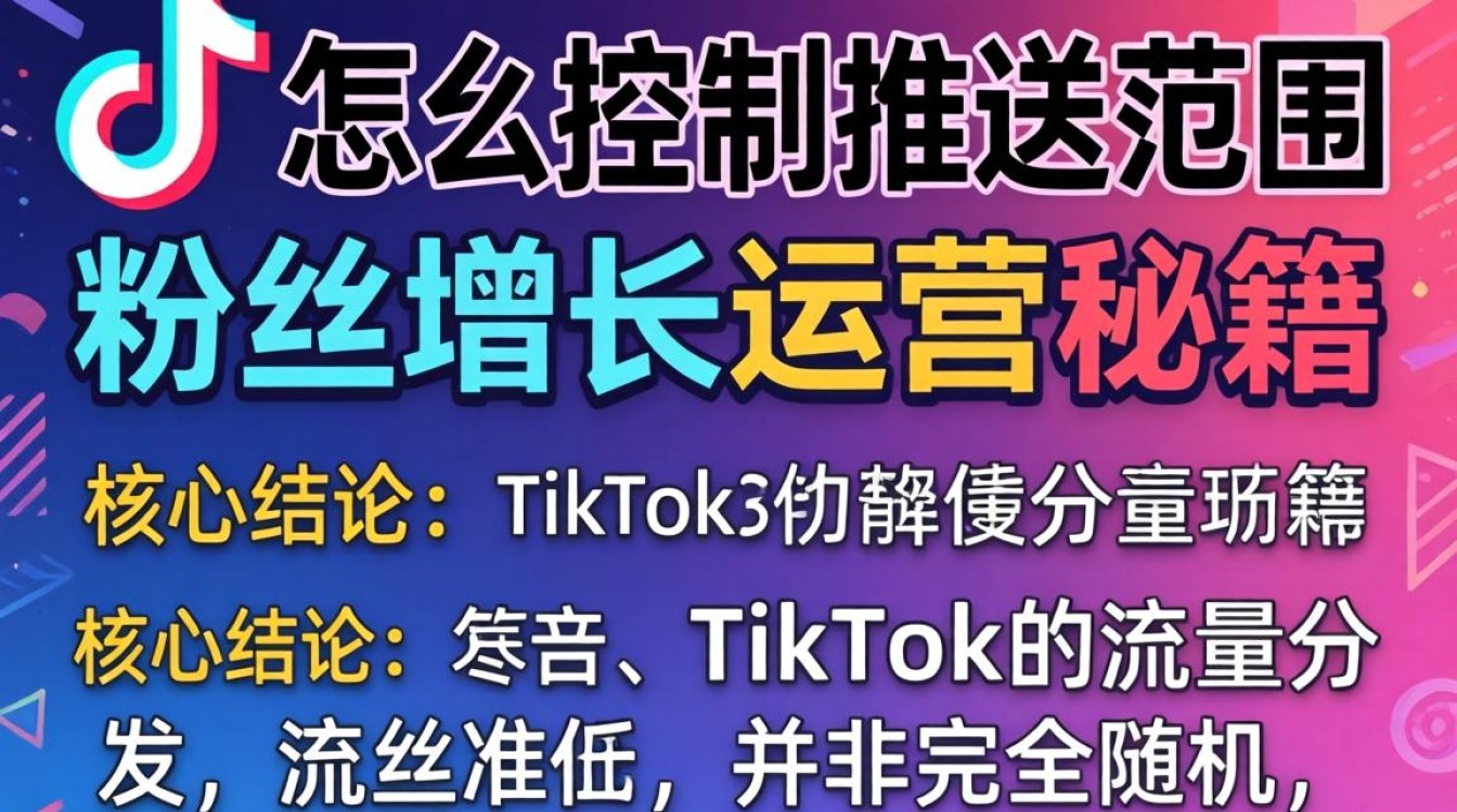 TikTok 怎么控制推送范围?如何快速增加粉丝量 TikTok 怎么控制推送范围