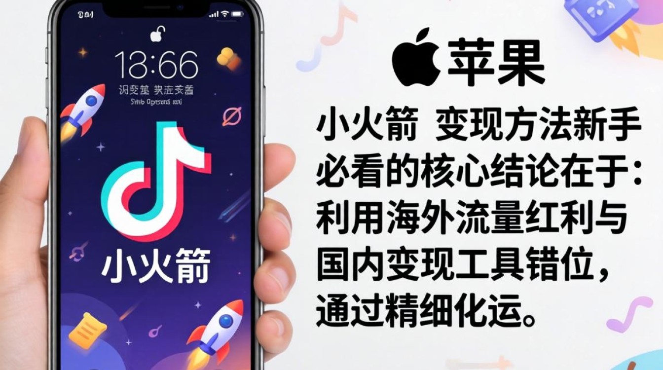 快手苹果手机 TikTok 小火箭变现方法新手必看