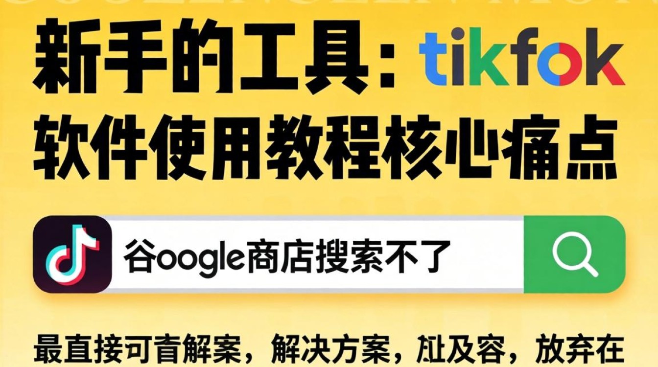 新手工具谷歌商店搜索不了tiktok怎么办