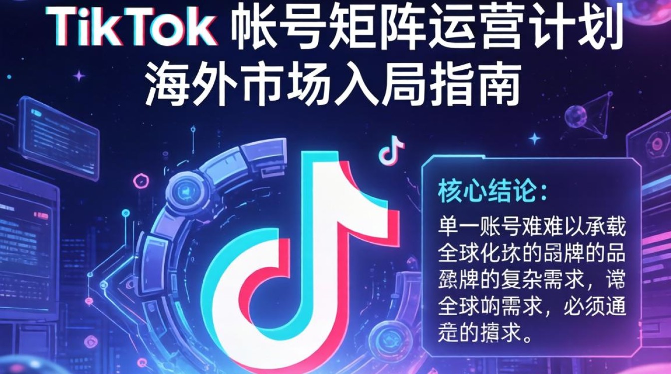 TikTok 帐号矩阵运营计划
