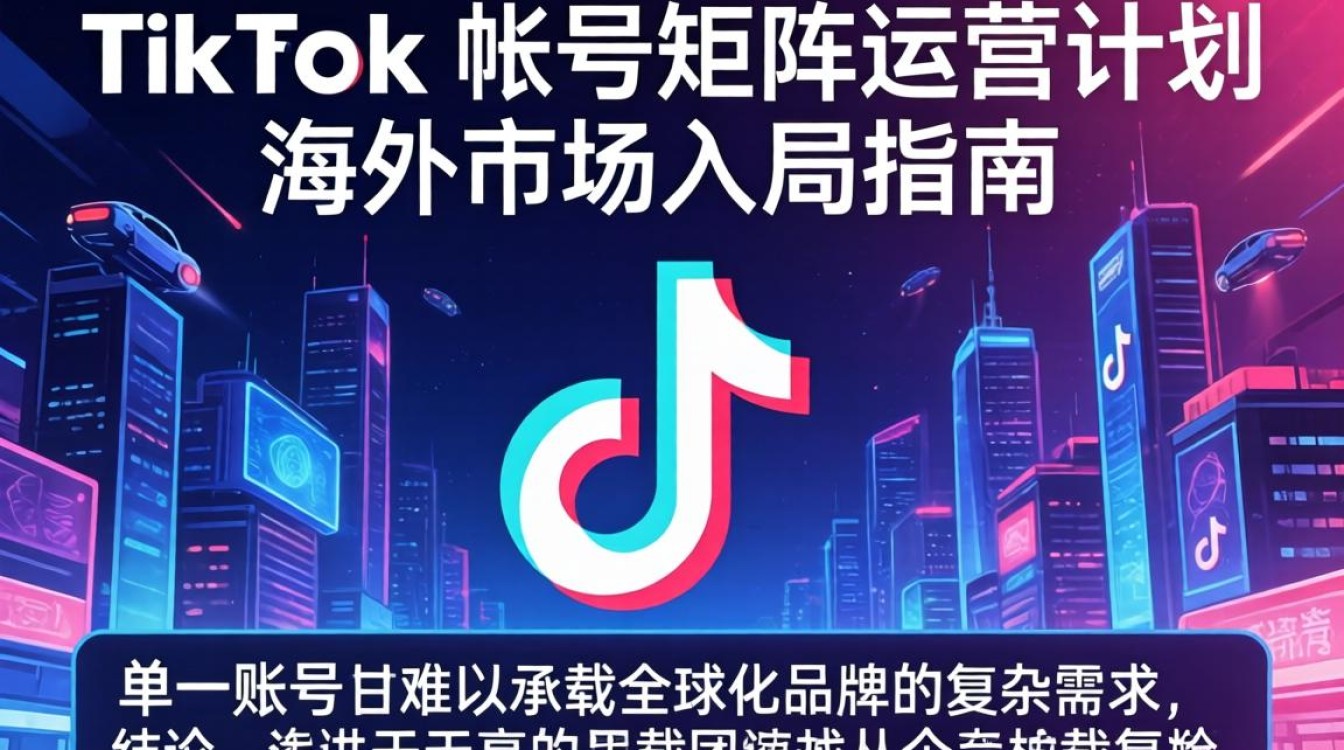 TikTok 帐号矩阵运营计划
